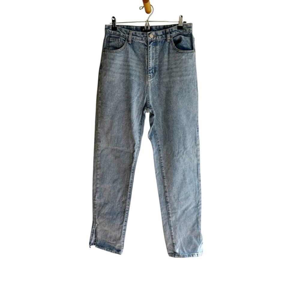 Nasty Gal Slits Now or Never Straight Leg High Rise Jeans - Picture 2 of 9